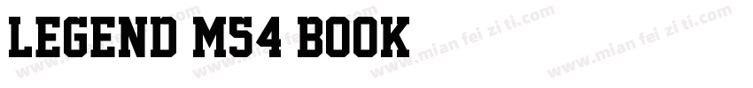 Legend M54 Book字体转换